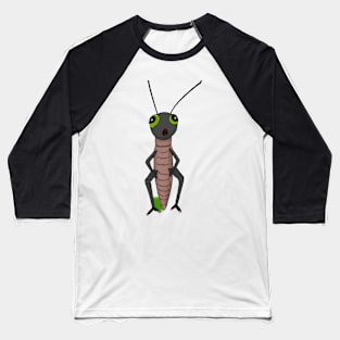 Cute Cricket Drawing Baseball T-Shirt